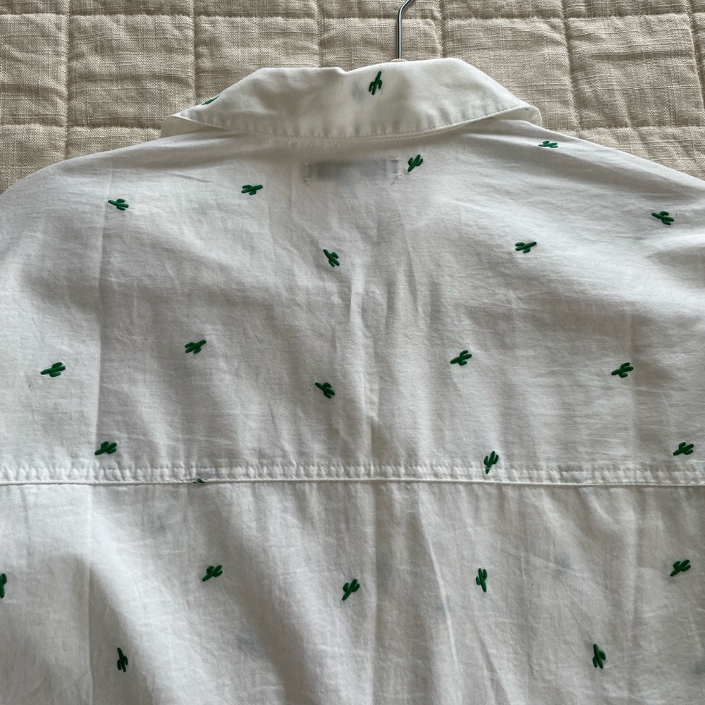Madewell Button Down Cactus Print🌵 - Picture 2 of 7